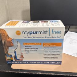 Mypurmist Free Cordless Ultrapure Steam Inhaler Brand New In Box
