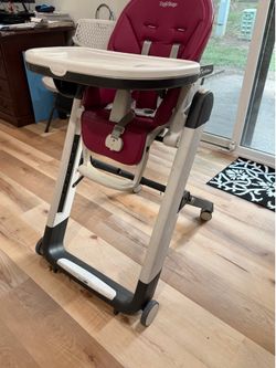 PepPerego Siesta Berry color high chair