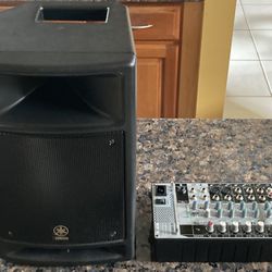YAMAHA STAGEPAS 300 150M STUDIO MONITOR PA WITH POWERED MIXER