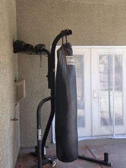 Everlast heavy bag stand + heavy bag (Pro Box brand)