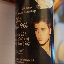 Justin Bieber Gift Wrap Roll 2013