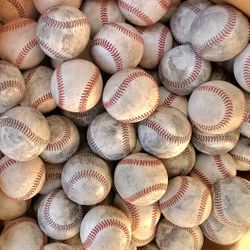 60 Minor League Used Baseballs 