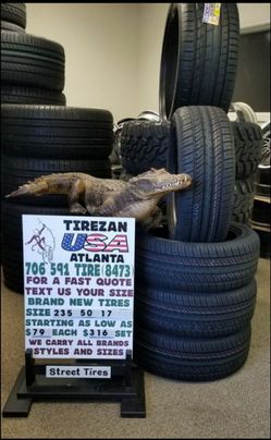 235 50 17 BRAND NEW TIRE TIRES $79 EACH $316 SET