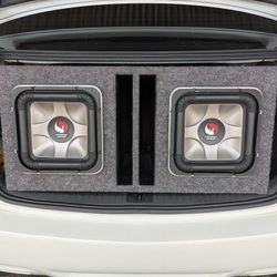 Two Kicker 10" L7 Solo-Baric Subwoofers