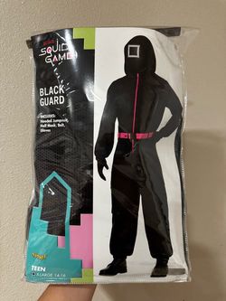 Squid Game Costume Black Guard