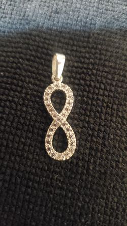 New Infinity  Pendant  sterling silver 925