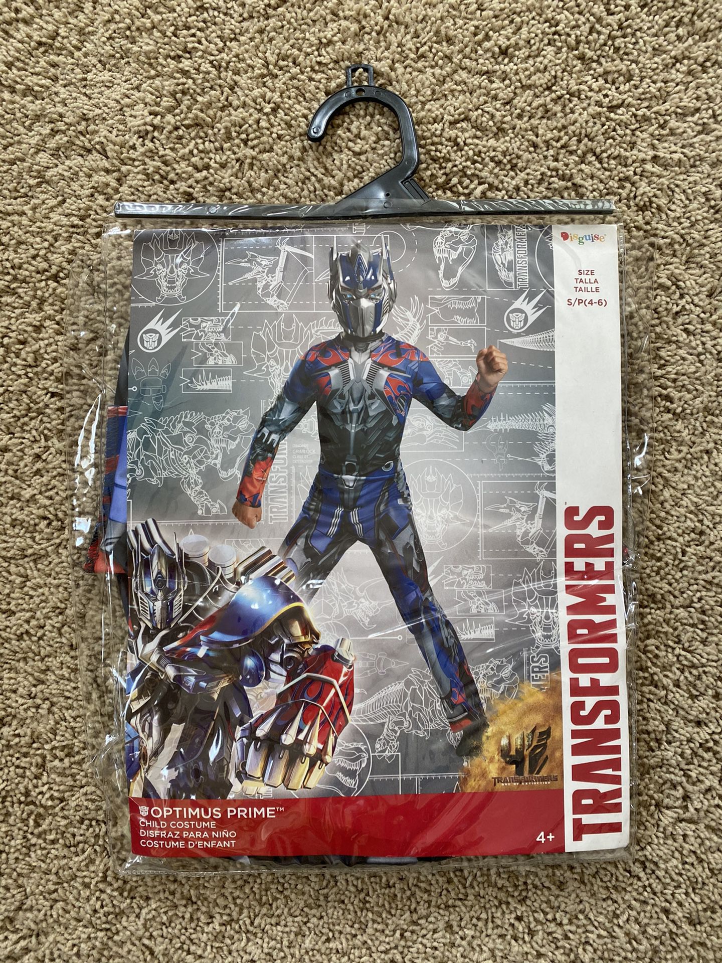 Transformers OPTIMUS PRIME Costume youth/kidssize S/P (4-6)