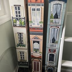 Hand painted Storage Houses