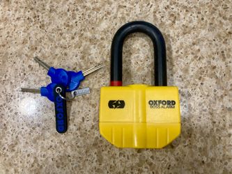 Motorcycle Alarm Lock