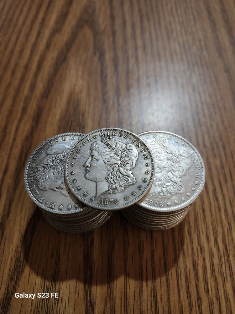 1(contact info removed) (25ct) Morgan Silver Dollar (Replicas)