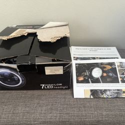 NIB TURBO SII 7-inch Round LED High/Low Single Headlight