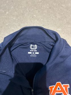 Adult medium auburn tigers zip up turtle neck
