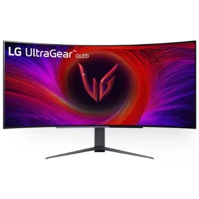 LG - UltraGear 45" OLED Curved WQHD 240Hz 0.03ms FreeSync