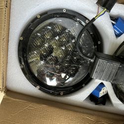 Jk/Jku Led Headlights With Anti Flicker Modules