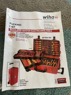 Wiha Insulated Master Electricians Tool Kit