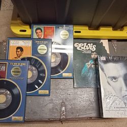 Elvis Record and Book Collection