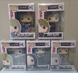 ROCK...ROCK... Buy These Pops...*Def Leppard* Full Band Set!