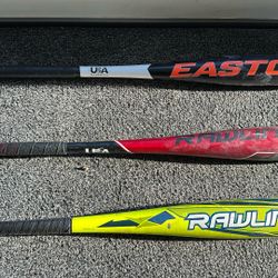 USA and USSSA Bats Rawlings, Louisville Slugger, Demarini, Easton 