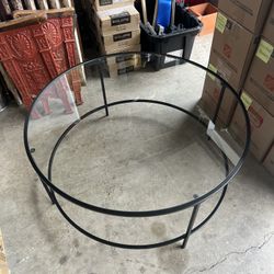 36” Glass Coffee Table