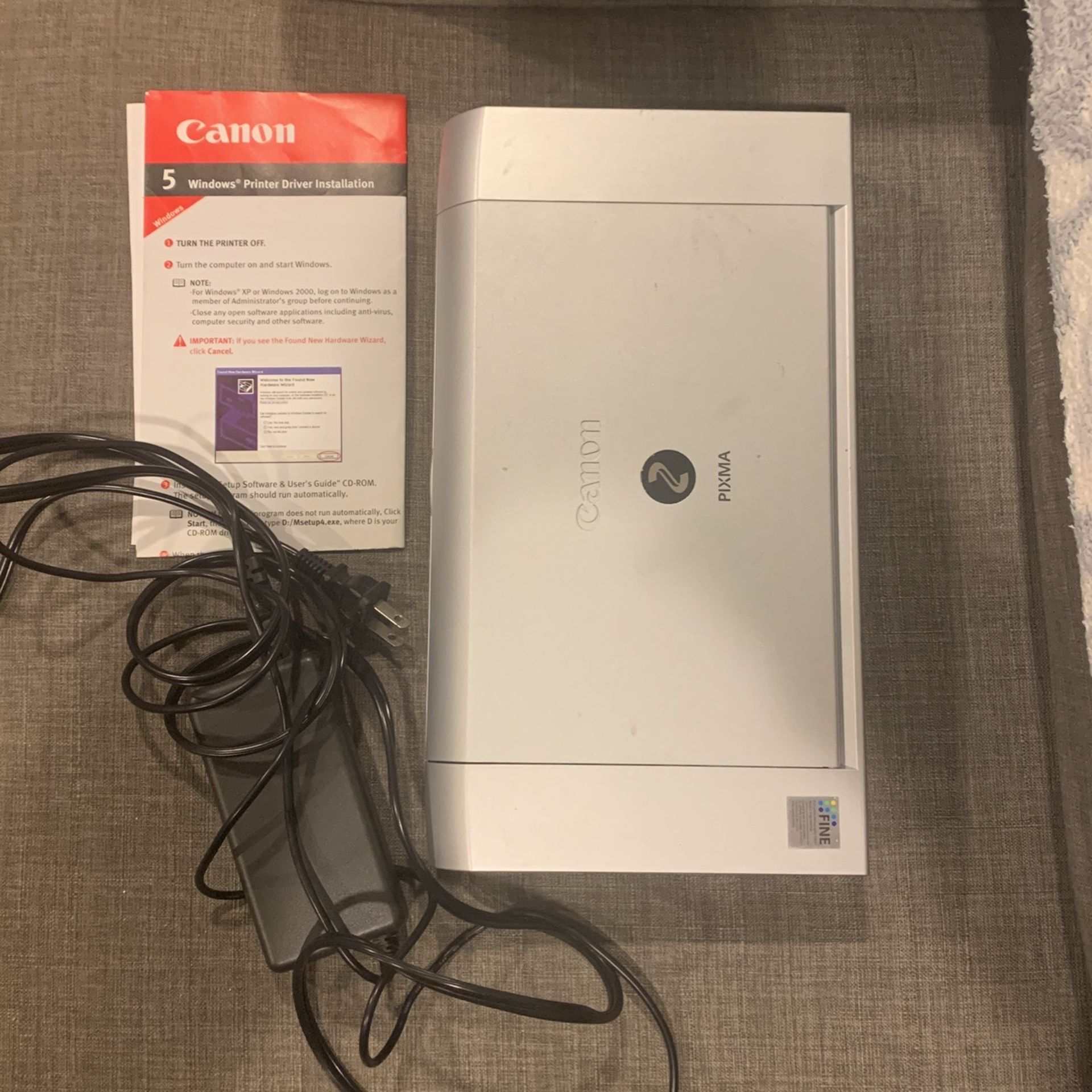 Canon PIXMA Portable Printer