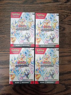 Lot of 4 Prismatic Booster Bundles