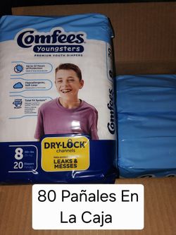 $30.00 Precio Firme .. Pañales Comfees .. Talla 8