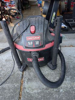 Craftsman Shop Vac - 12 Gallon, 5 hp