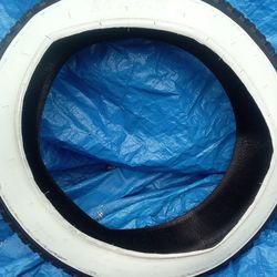 20 by 4.0 fat white wall tire for bike bicycle new just a little dirty$50