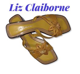 Liz Claiborne leather Slide Sandals