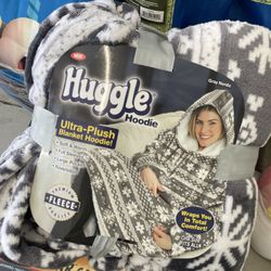 Huggle Hoodie Ultra-Plush Blanket 