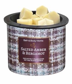 Wax Melts 4oz - Bath and Body Works - Salted Amber & Bergamot