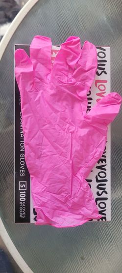 Temporary Item 🚨 Pink Nitrile Exam Gloves | Case Of 10 Boxes 