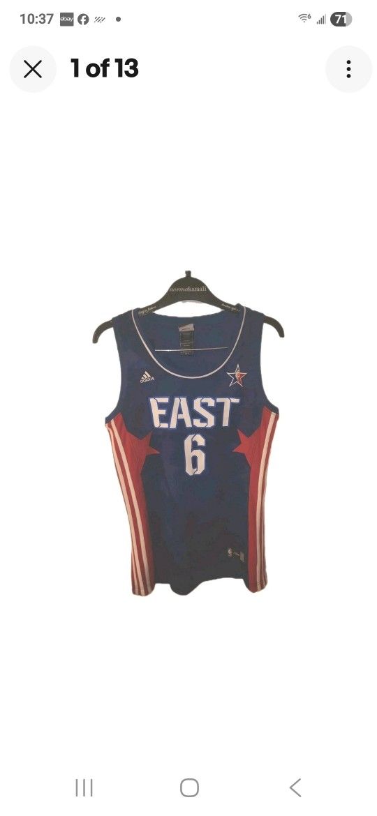 LeBron Kids Jersey Medium East Blue NBA #6
