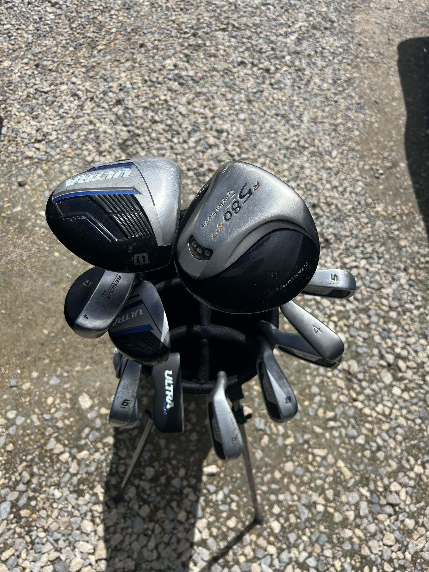 Left handed golf Club Set With Bag