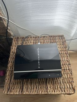 PS3 fat 80gb with a pink controller TESTED