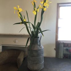 Vintage 5 Gallon Metal Gas/ Oil Can 