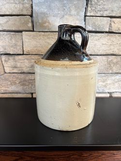 Antique Stoneware Whiskey Jug