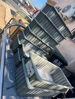 Grey containers lot