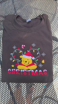 Pooh bear embroidery
