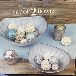 Set Of 2 Bowls 