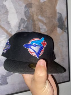 BLACK BLUE JAYS FITTED 5/8