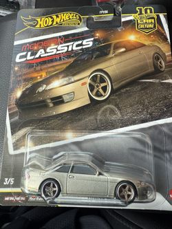 Hot Wheels Premium  Modern Classics Toyota Soarer 1:64 Diecast Silver Car
