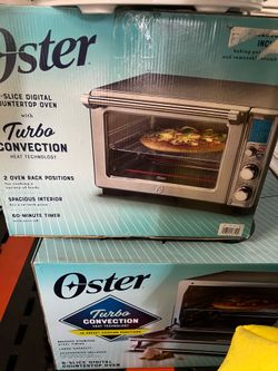 Oster Convection 6-Slice Digital Toaster Oven, Stainless Steel