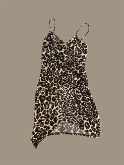 Animal print dress