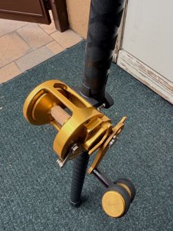 Surface Iron Jig Stick  8ft 6in 20-5O Fenwick rod/Pro Gear reel combo