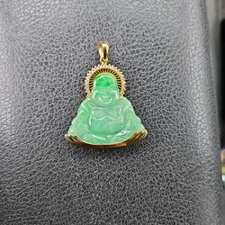 JADE jadiette 18k Buddah Pendant Vvs Diamond 