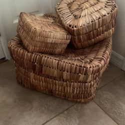 Handmade Baskets With Lids 