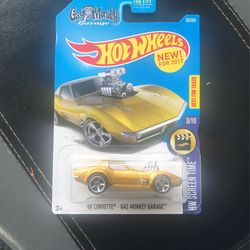Hot Wheels 68 Corvette- Gas Monkey Garage 
