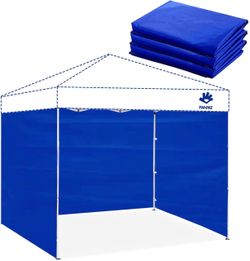 M84 $25 Sidewalls for 10x10 Pop Up Canopy, Blue (3Pcs Sidewalls Only)