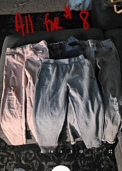 3 Girls Pants 1 Sweat Pants